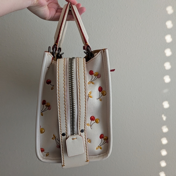 Coach Rogue 25 With Cherries Print - Picture 3 of 16